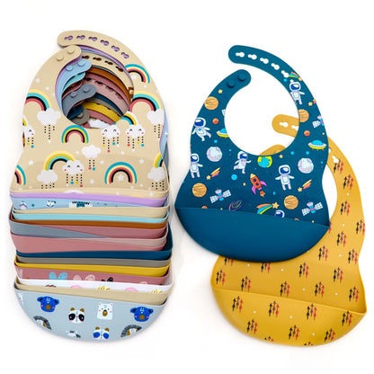 SnugSplash Baby Silicone Bib