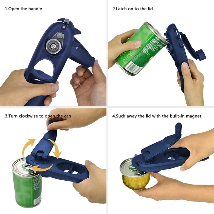 The Ultimate 8-in-1 Can Bottle Opener