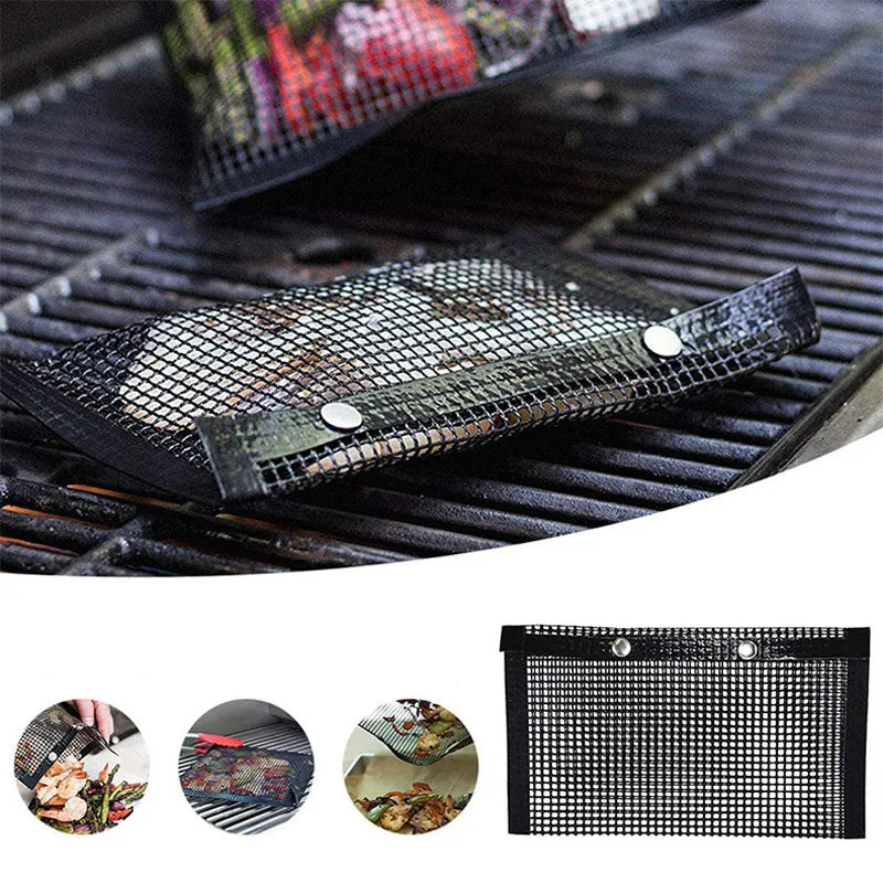 GrillMaster Non-Stick Reusable BBQ Mesh Bags