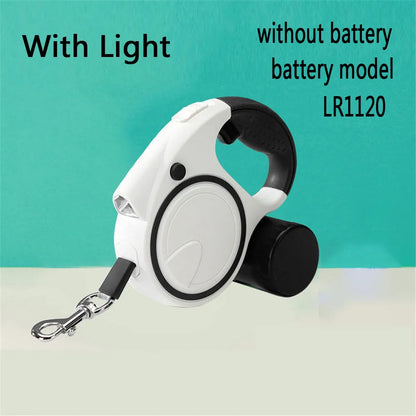 GlowPaws Retractable LED Dog Leash