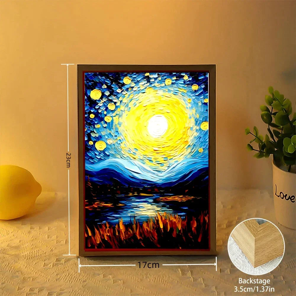 Master Piece Starry Night LED Art Frame