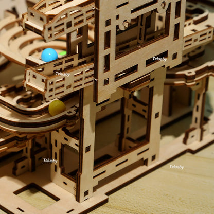 Ingenious Marble Maze: 3D Wooden Puzzle Kit