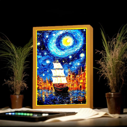 Master Piece Starry Night LED Art Frame