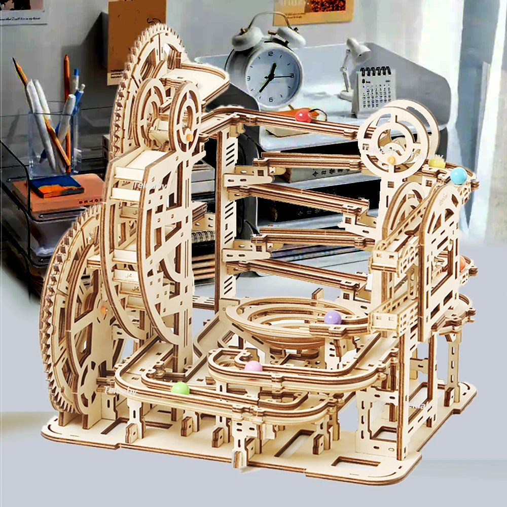 Ingenious Marble Maze: 3D Wooden Puzzle Kit