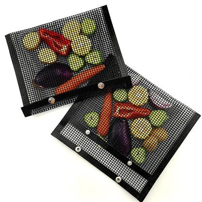 GrillMaster Non-Stick Reusable BBQ Mesh Bags