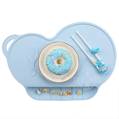 Little Eaters Delight The Ultimate Silicone Baby Plate