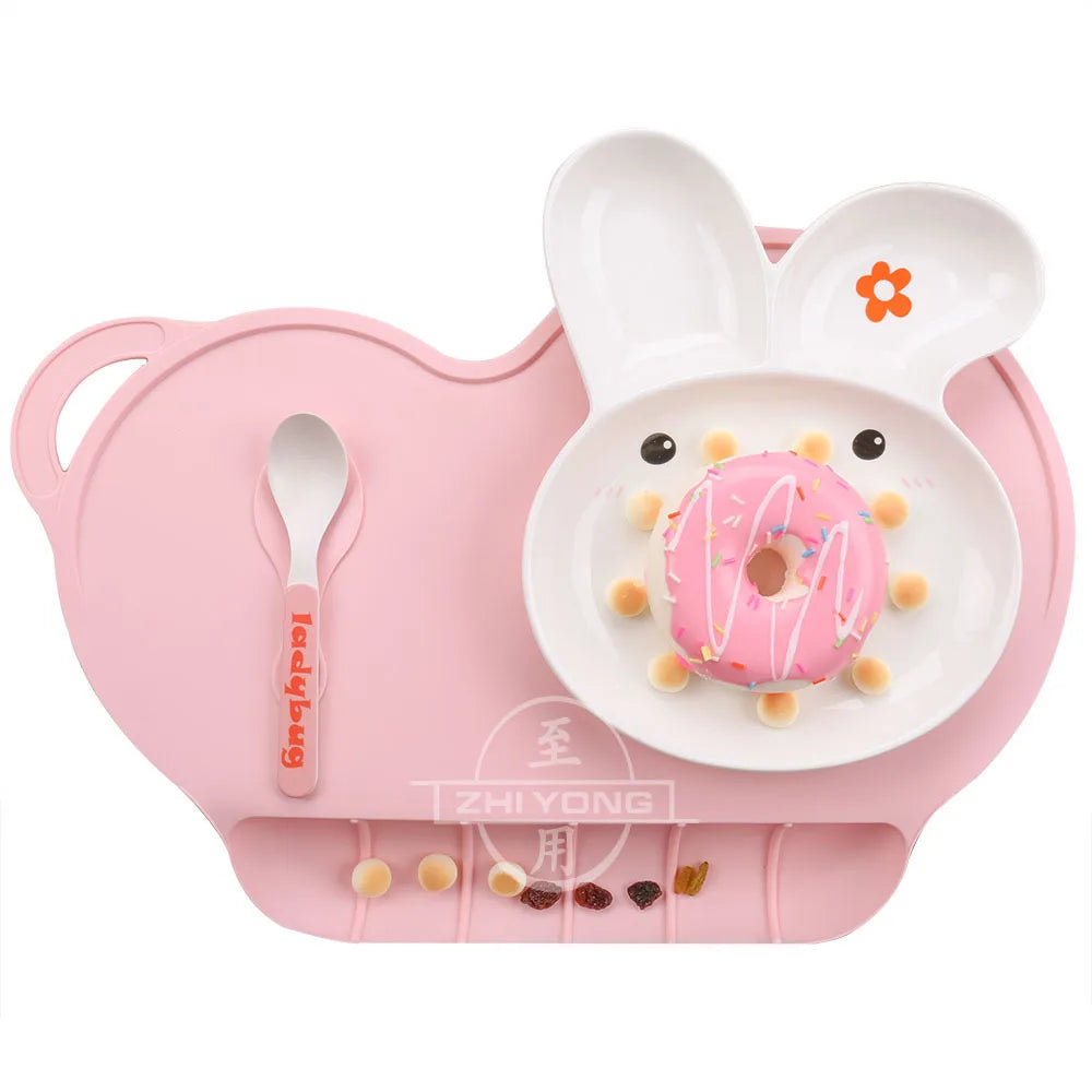 Little Eaters Delight The Ultimate Silicone Baby Plate