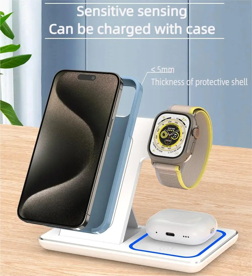 Smart Flex Charger Foldable Dock 3-in-1